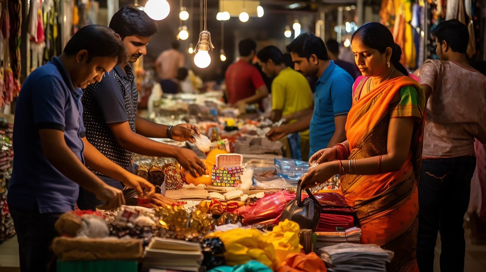 Capria Ventures - diwali market shopping