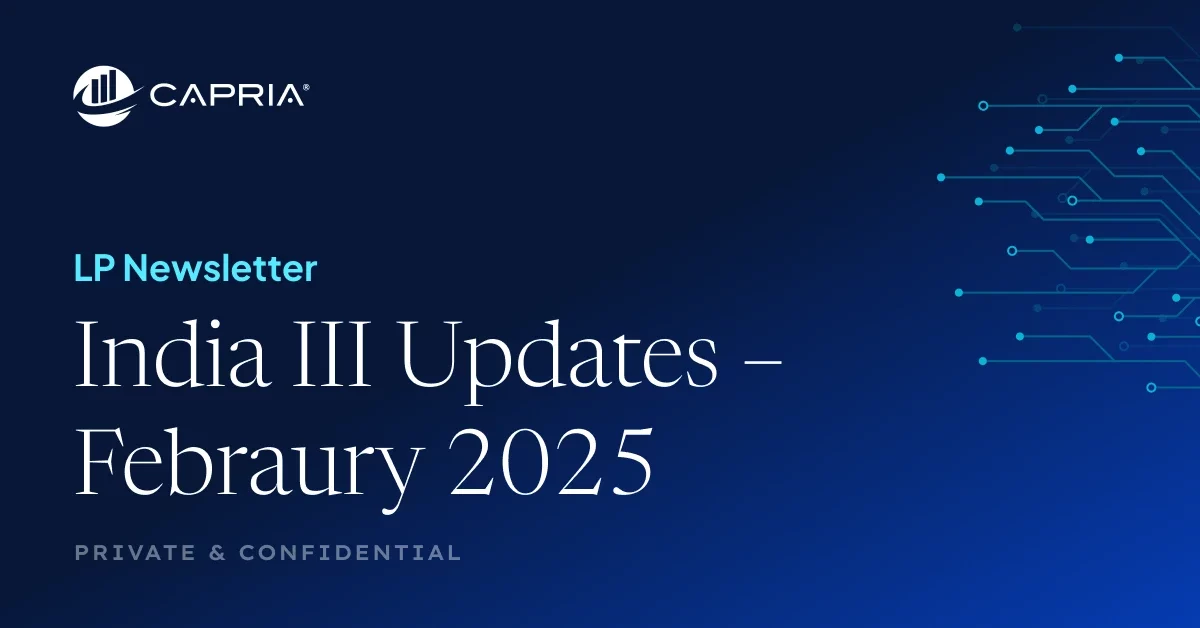 Capria Ventures - India III Febraury 2025